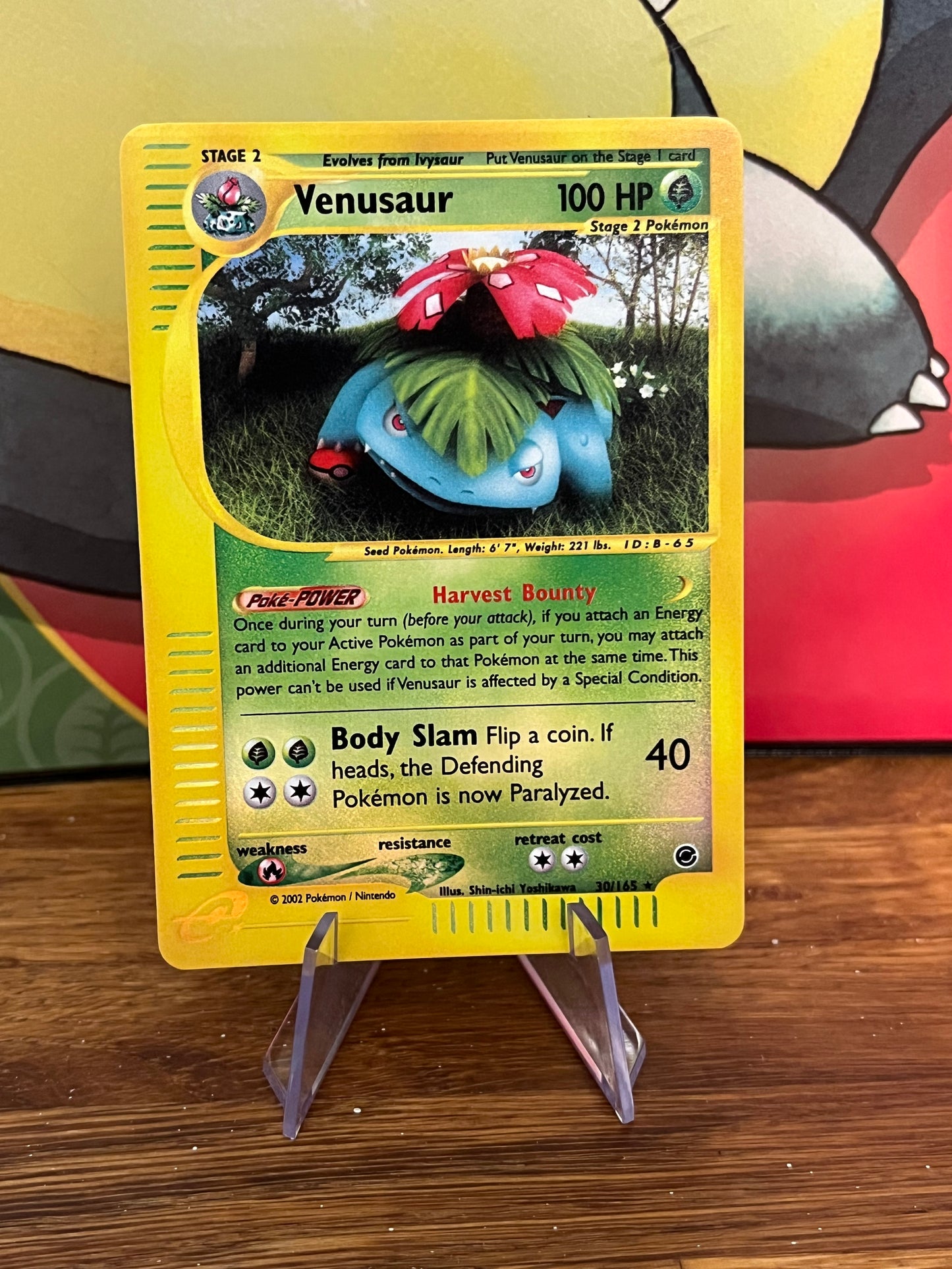 Venusaur Reverse Holo 30/165 Expedition NM Single Pokemon Card