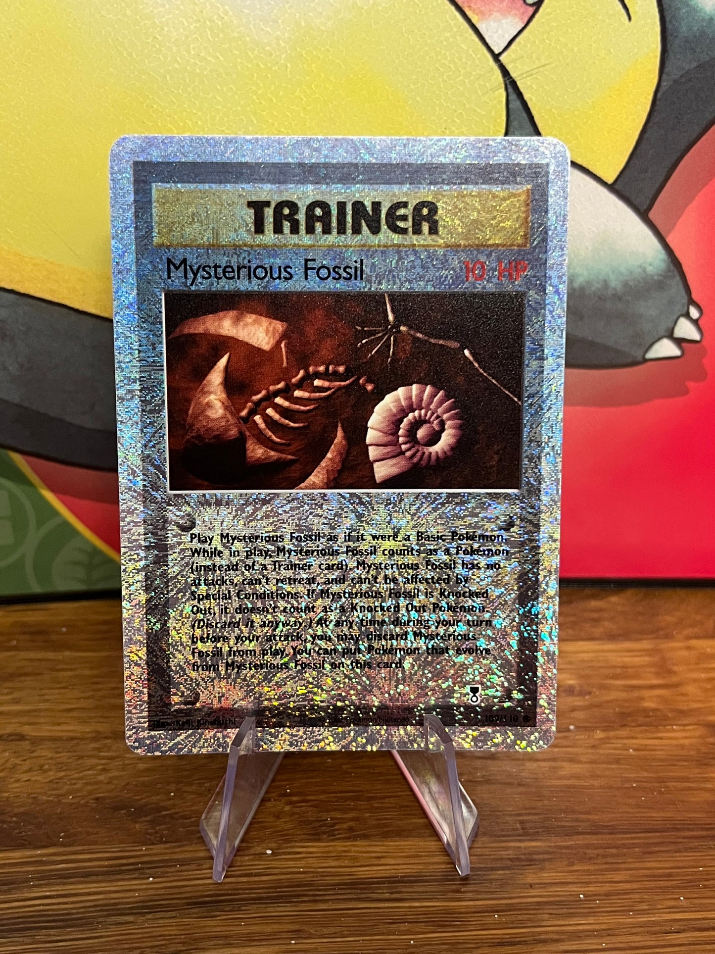 Mysterious Fossil Reverse holo 109/110 Legendary Collection NM Single Pokemon Card