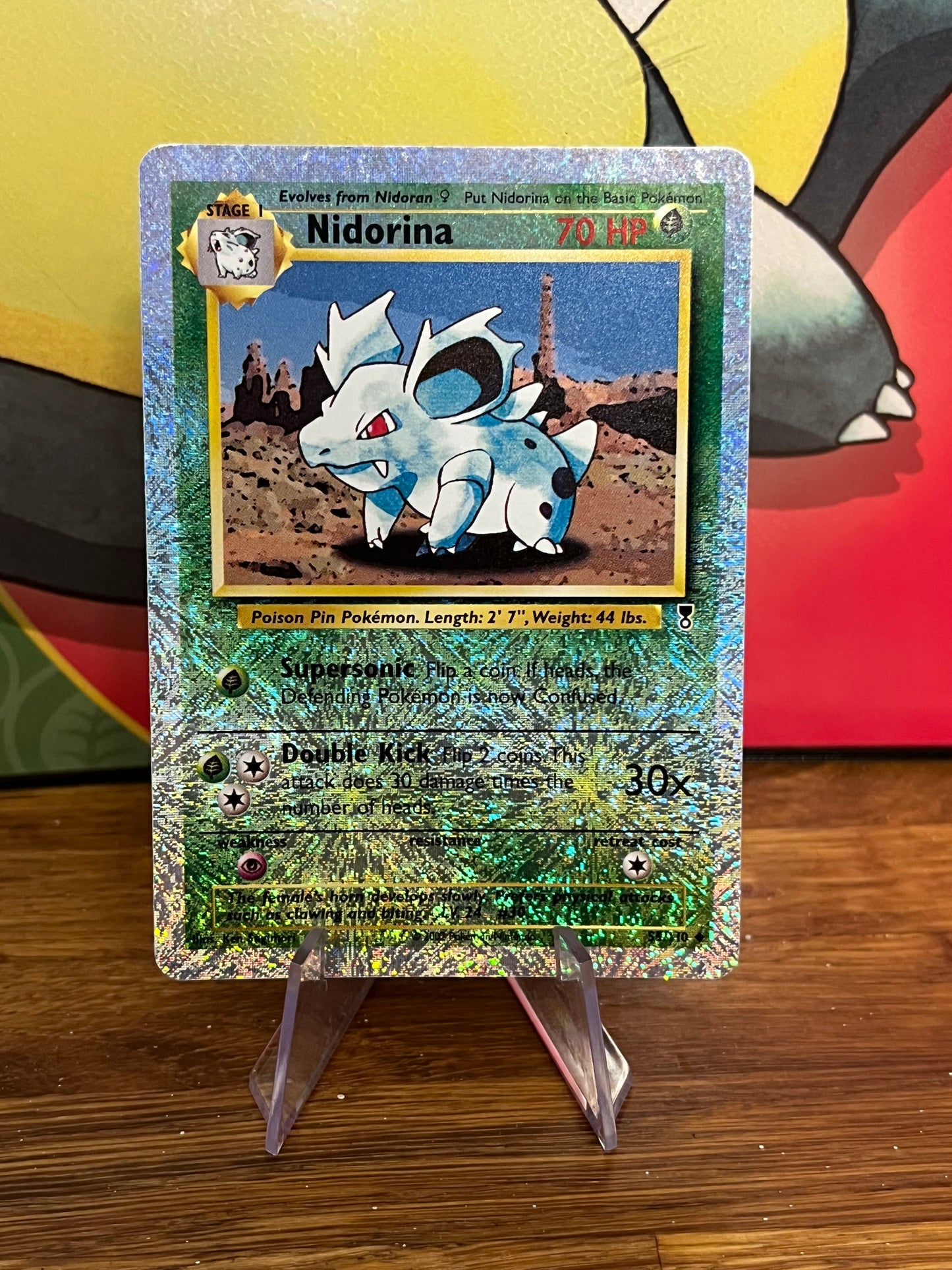 Nidorina Reverse Holo 55/110 Legendary Collection NM Single Pokemon Card