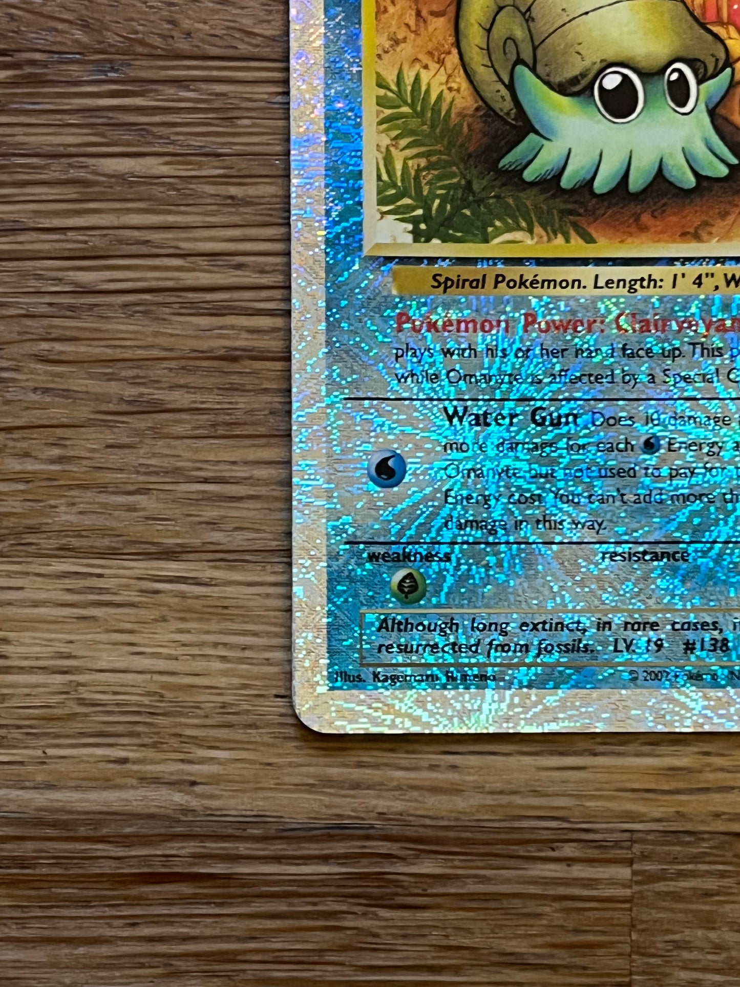 Omanyte  Reverse Holo 17/110 Legendary Collection NM Single Pokemon Card