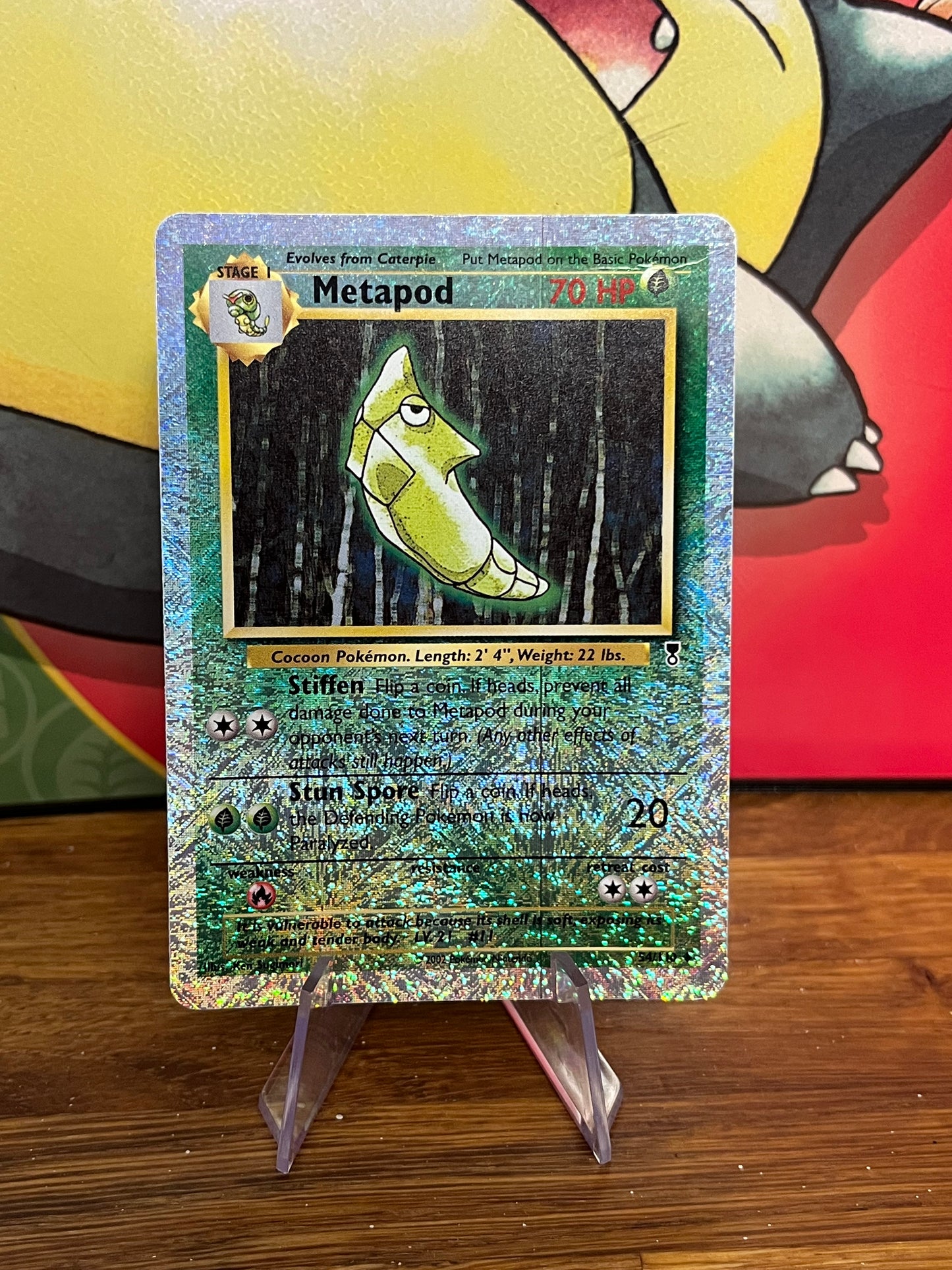 Metapod Reverse Holo 54/110 Legendary Collection NM Single Pokemon Card
