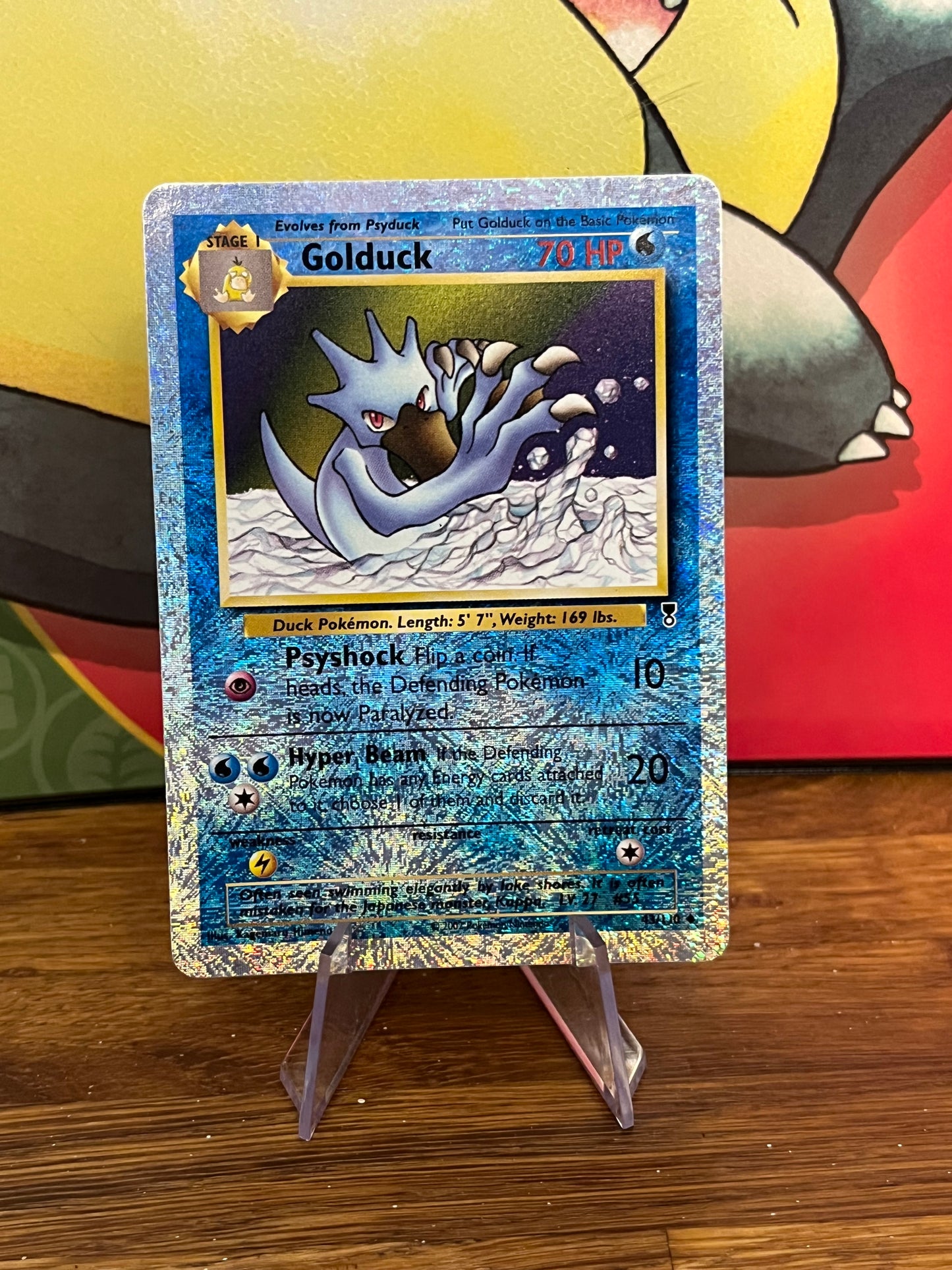 Golduck Reverse Holo 43/110 Legendary Collection NM Single Pokemon Card