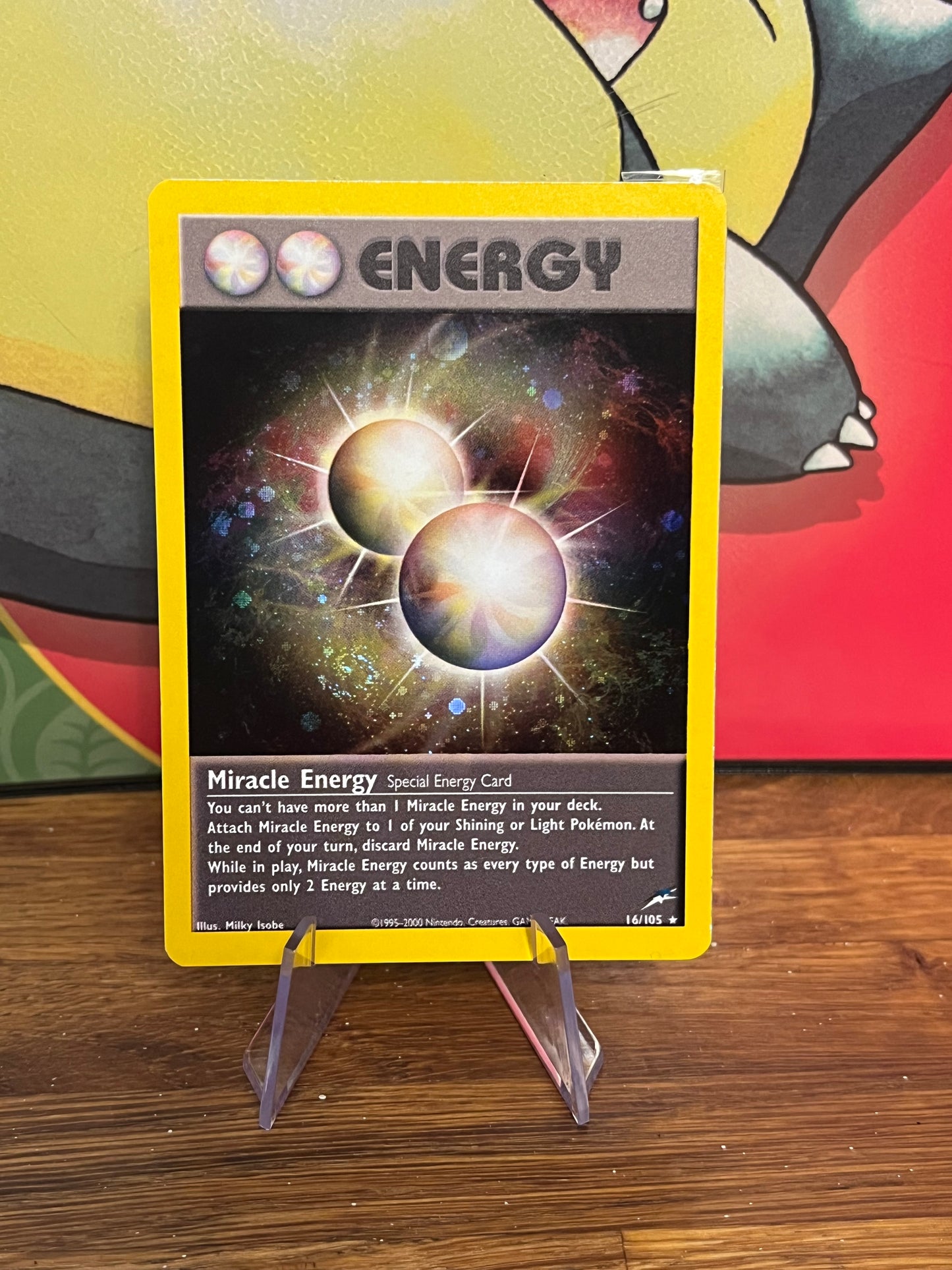 Miracle Energy 16/105 Neo Destiny NM Single Pokemon Card