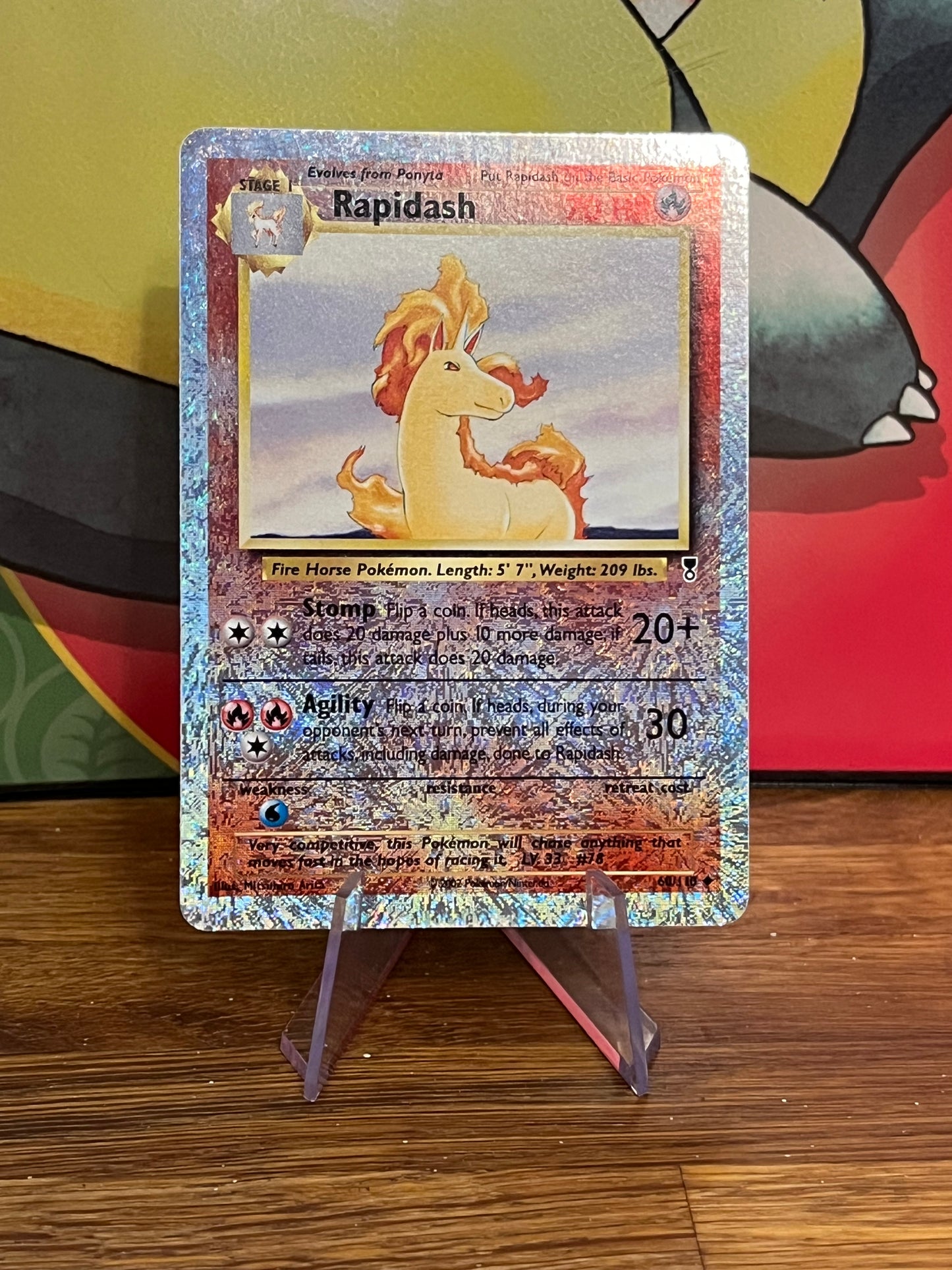 Rapidash Reverse Holo 60/110 Legendary Collection NM Single Pokemon Card