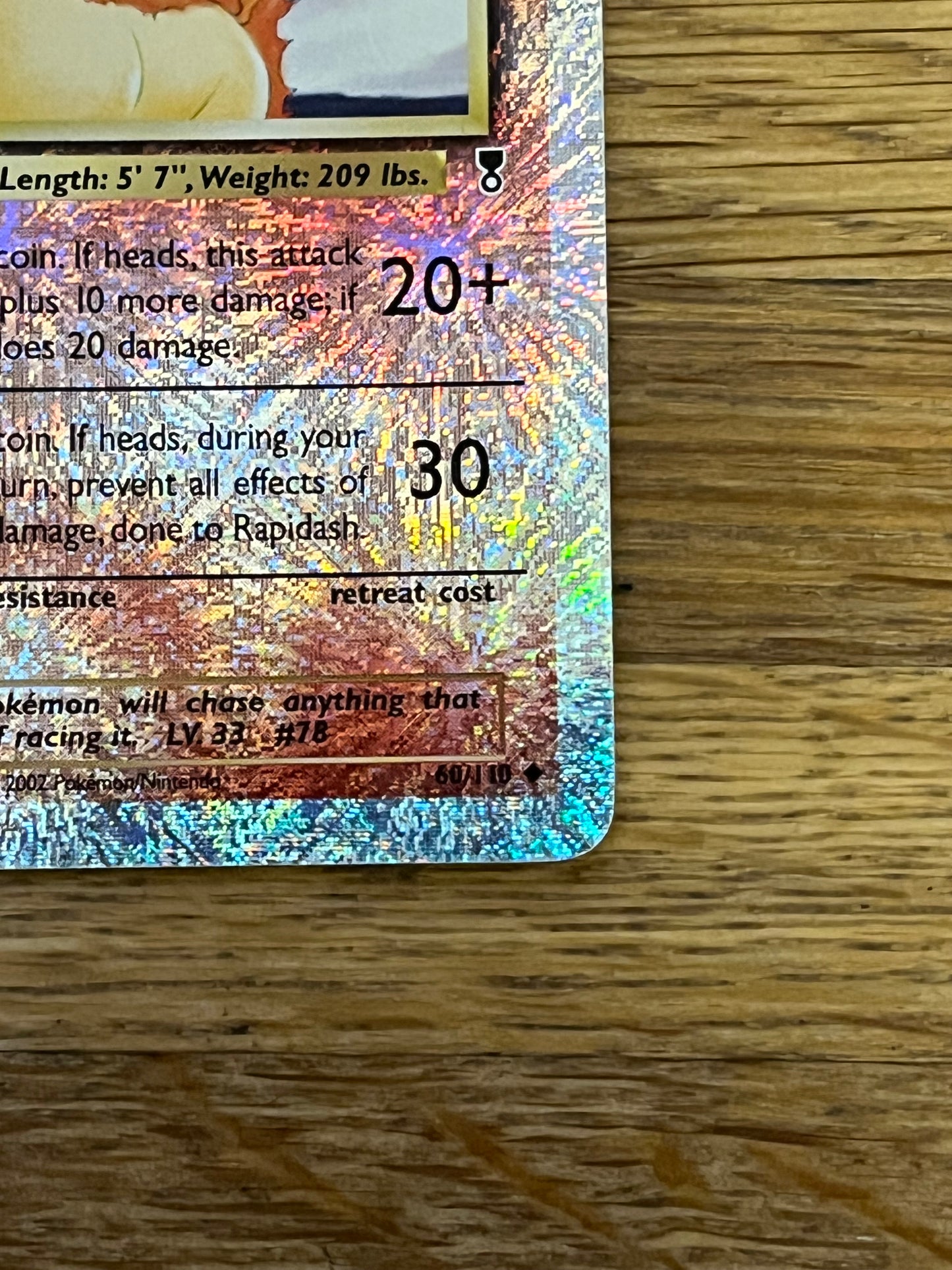 Rapidash Reverse Holo 60/110 Legendary Collection NM Single Pokemon Card