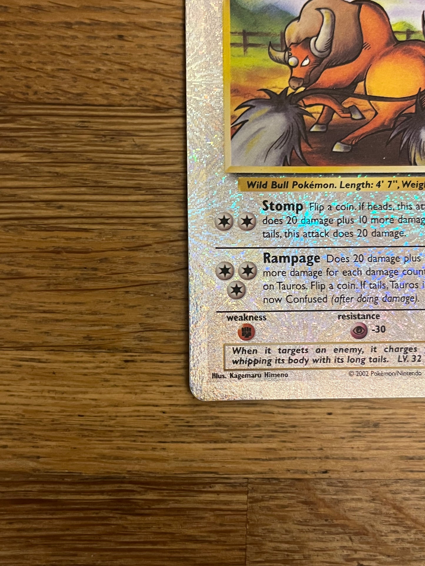 Tauros Reverse Holo 65/110 Legendary Collection NM Single Pokemon Card