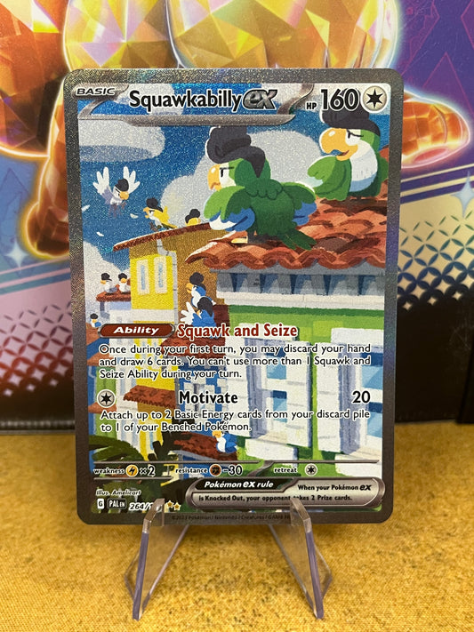 Squawabilly ex 264/193 Special Illustration Rare Paldea Evolved NM Single Pokémon Card