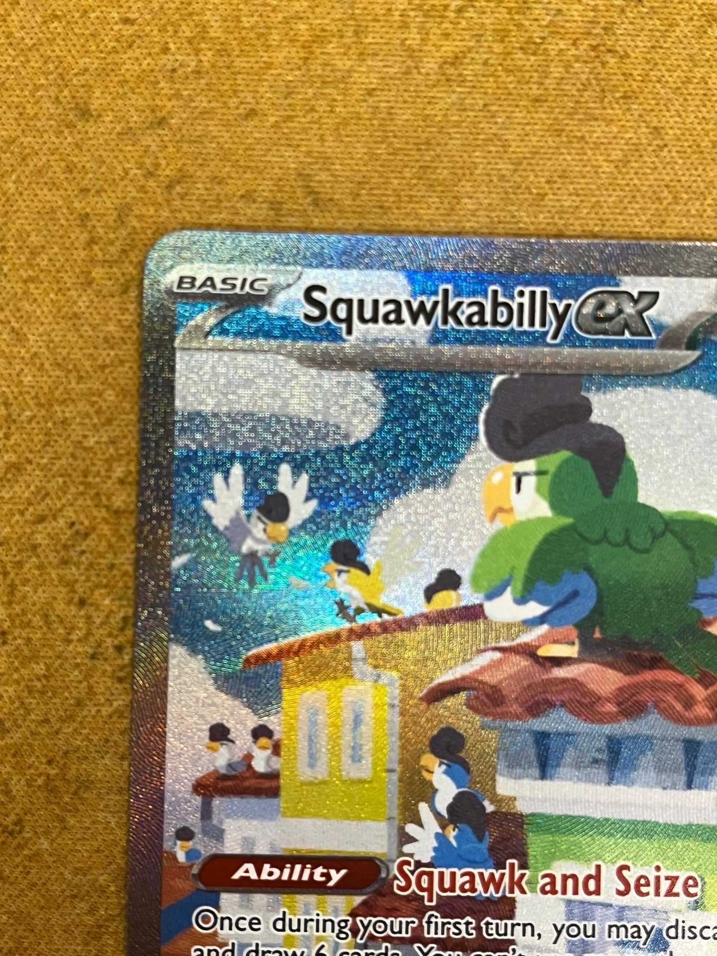 Squawabilly ex 264/193 Special Illustration Rare Paldea Evolved NM Single Pokémon Card