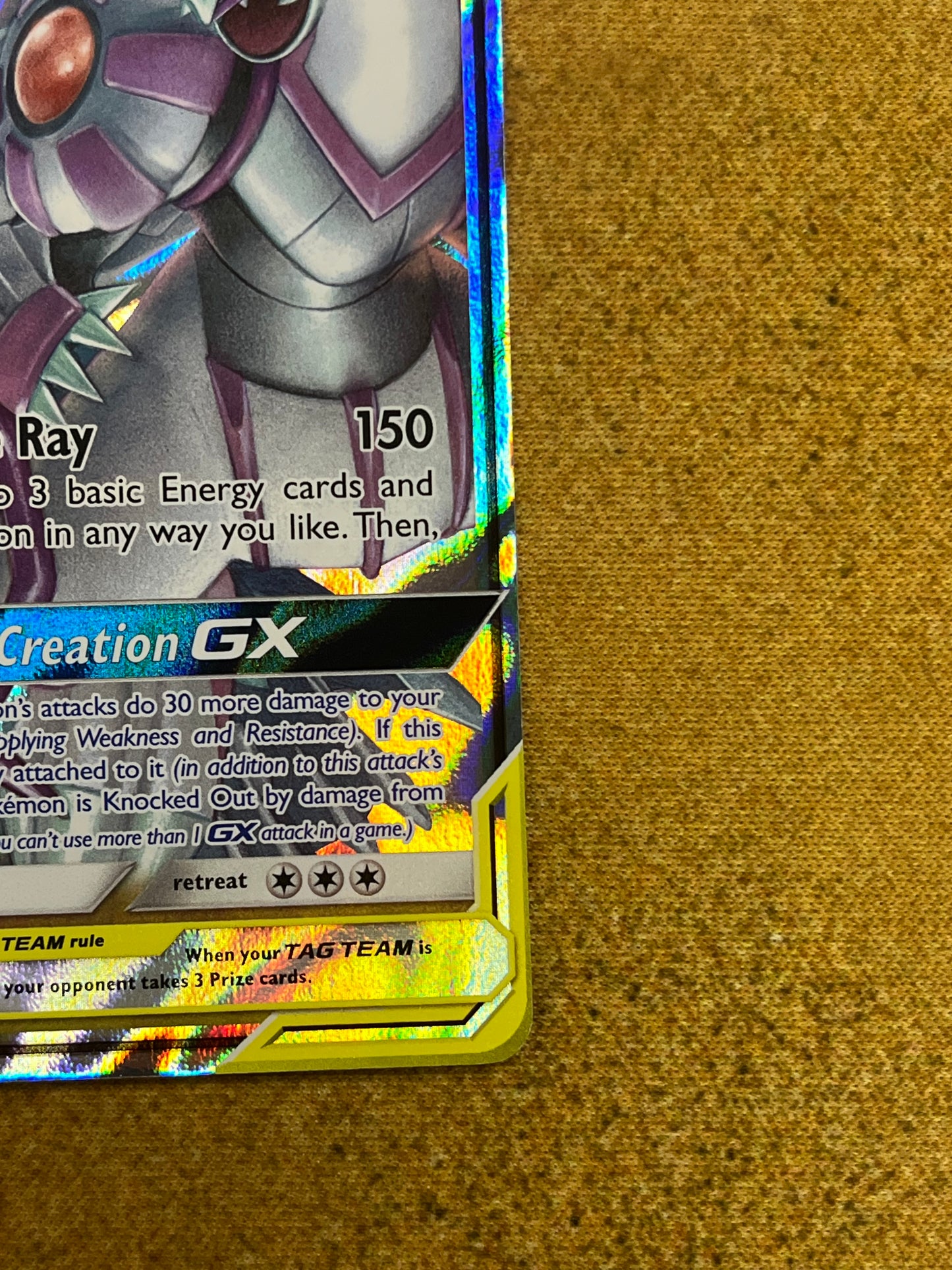 Arceus & Dialga & Palkia GX 156/236 Cosmic Eclipse NM Single Pokémon Card