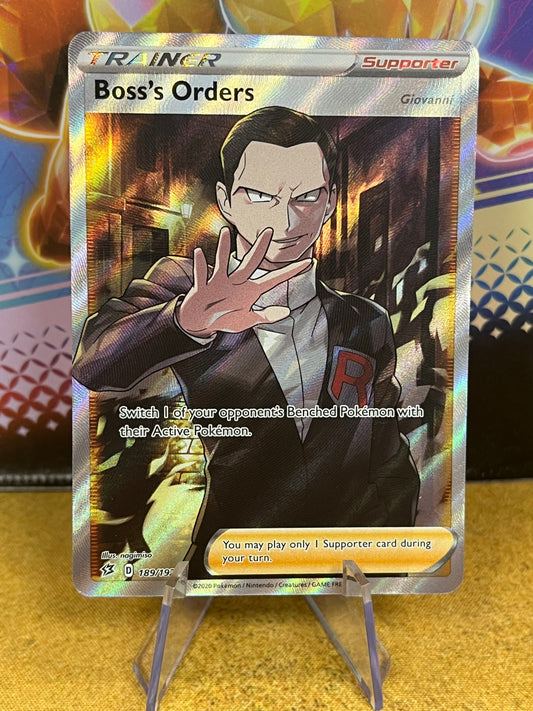 Boss's Orders 189/192 Rebel Clash NM Single Pokémon Card