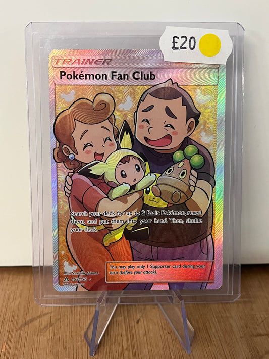 Pokémon Fan Club Holo Full Art 155/156 Ultra Prism NM Single Pokémon Card