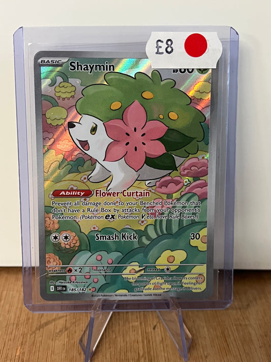 Shaymin Holo Full Art 185/182 Destined Rivals NM Single Pokémon Card