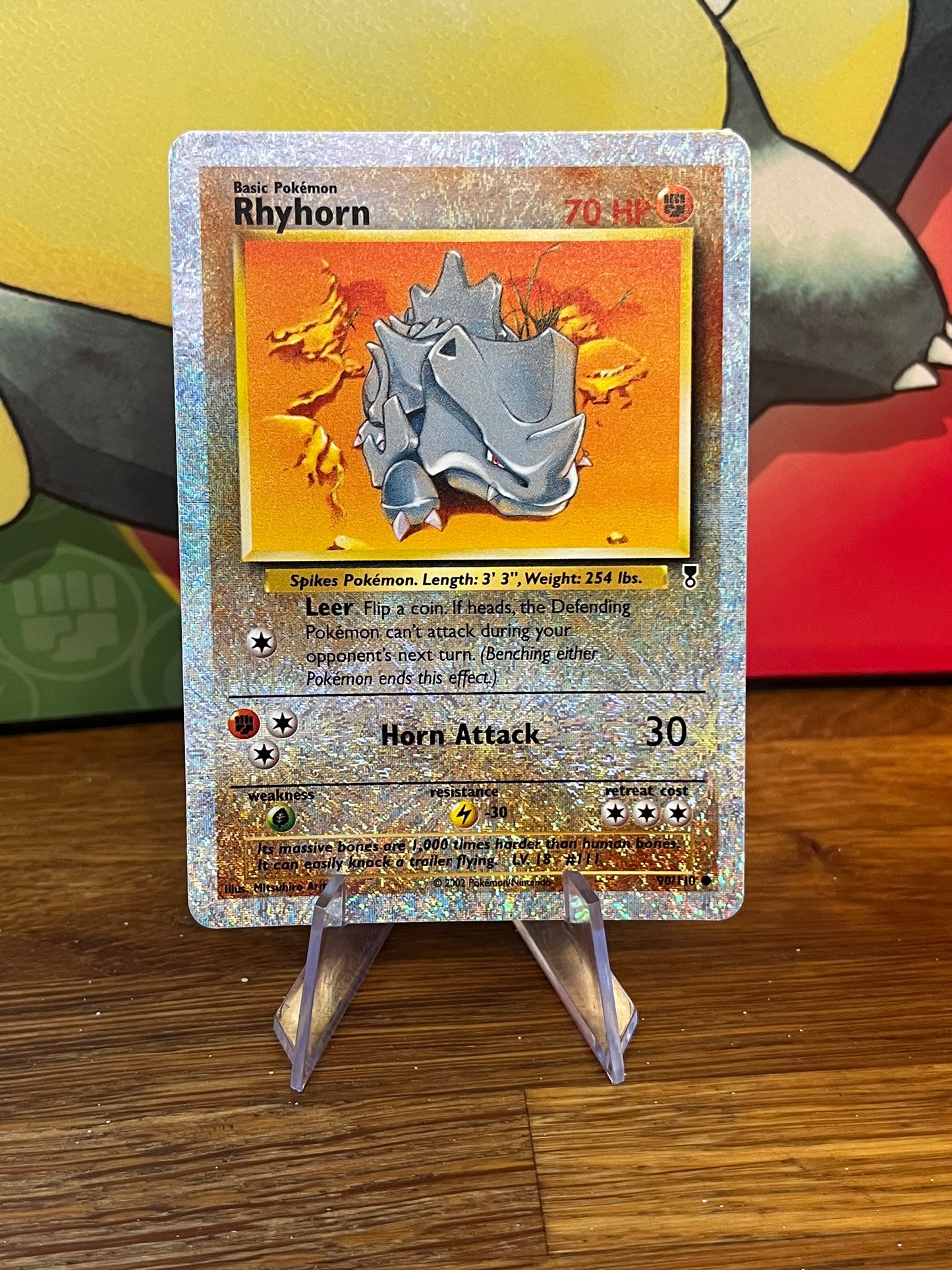 Rhyhorn Reverse Holo 90/110 Legendary Collection NM  Single Pokemon Card