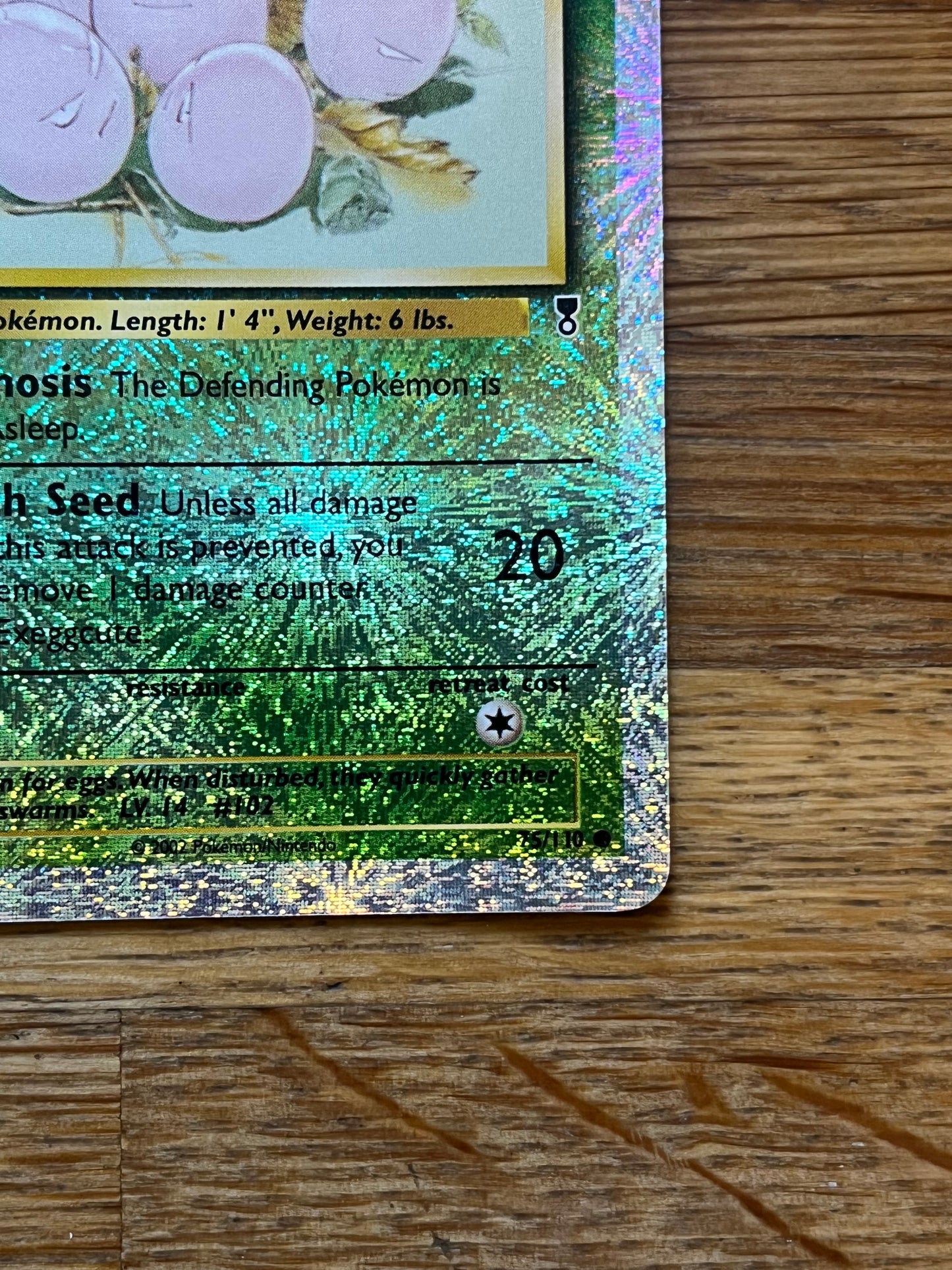 Exeggcute Reverse Holo 75/110 Legendary Collection NM Single Pokemon Card