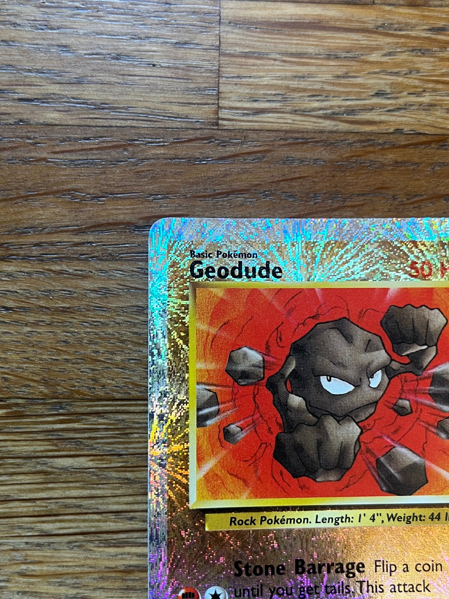 Geodude Reverse Holo 77/110 Legendary Collection NM Single Pokemon Card