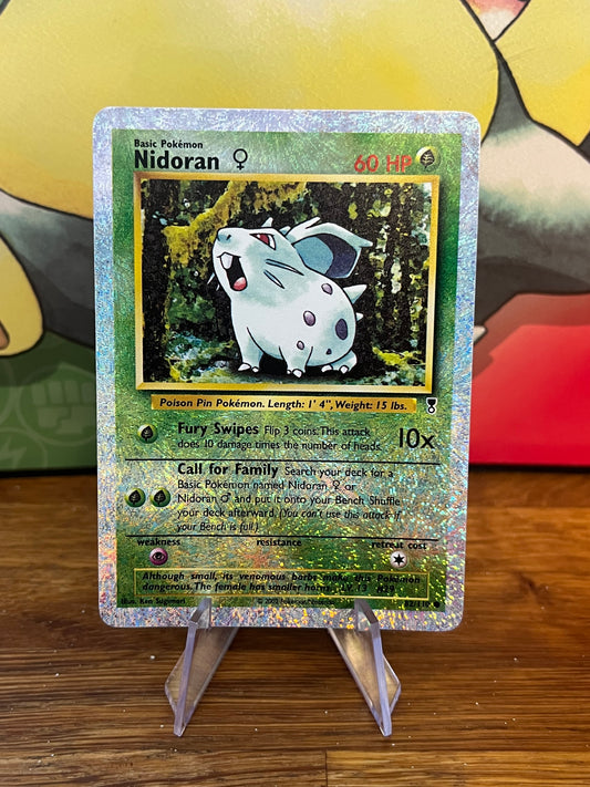 Nidoran Reverse Holo 82/110 Legendary Collection NM Single Pokemon Card