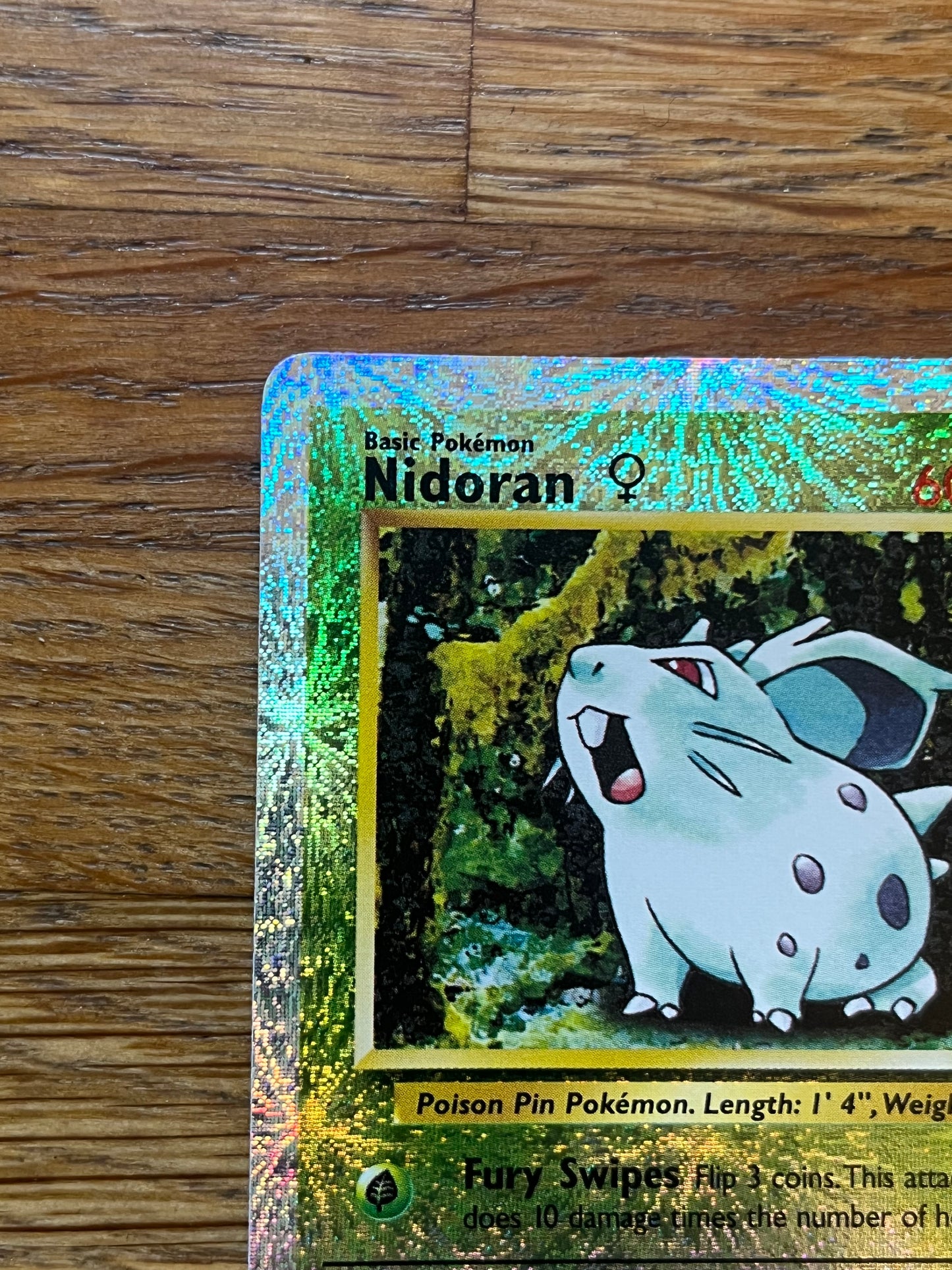 Nidoran Reverse Holo 82/110 Legendary Collection NM Single Pokemon Card