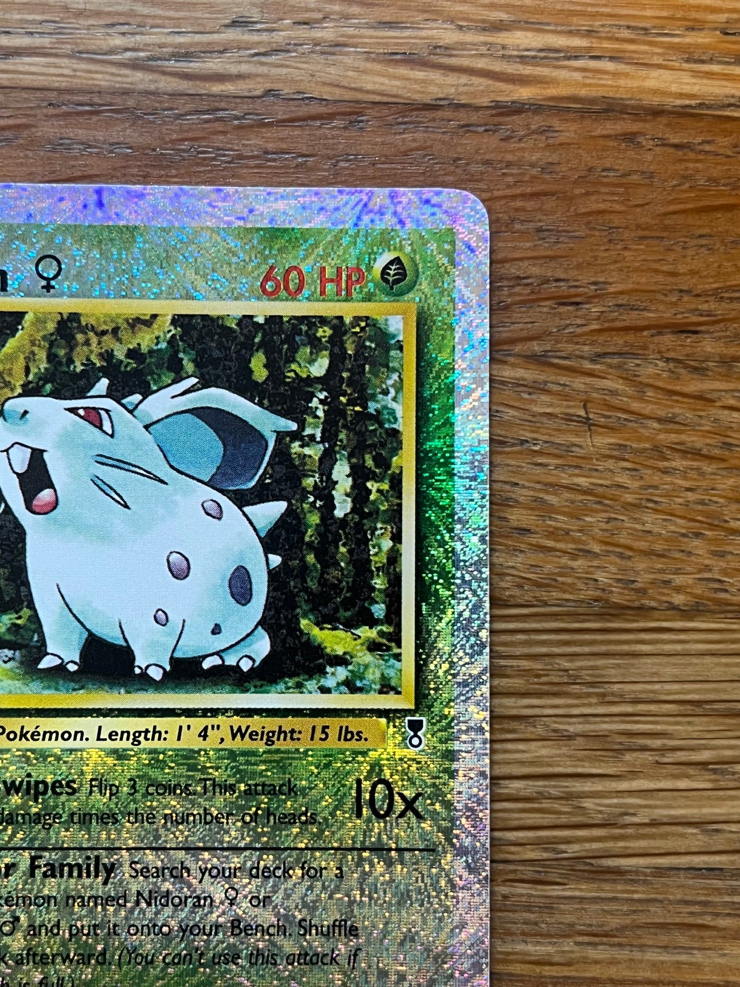 Nidoran Reverse Holo 82/110 Legendary Collection NM Single Pokemon Card