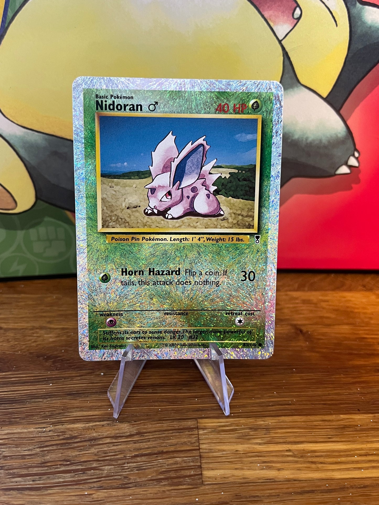 Nidoran Reverse Holo 83/110 Legendary Collection NM Single Pokemon Card