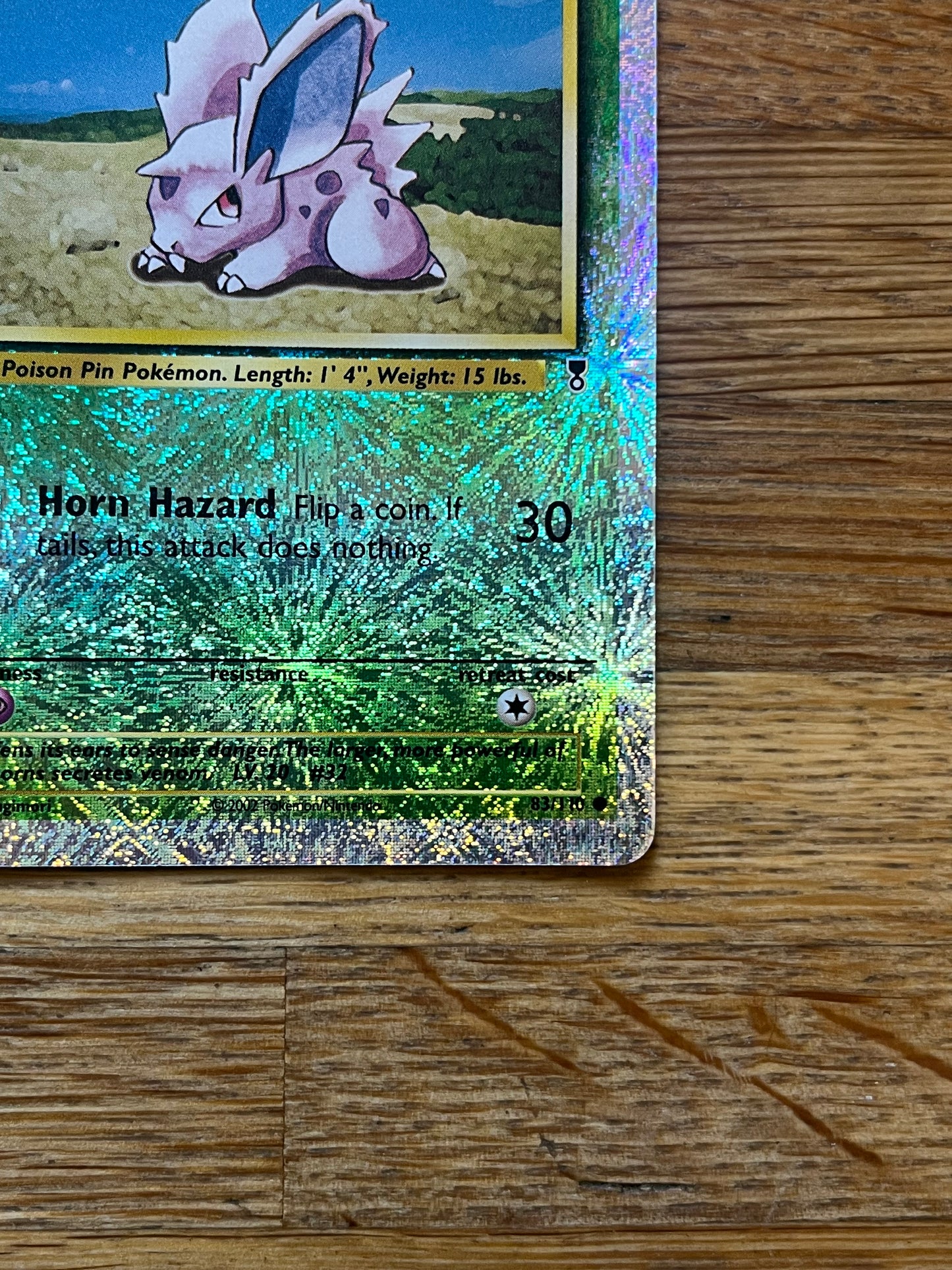 Nidoran Reverse Holo 83/110 Legendary Collection NM Single Pokemon Card