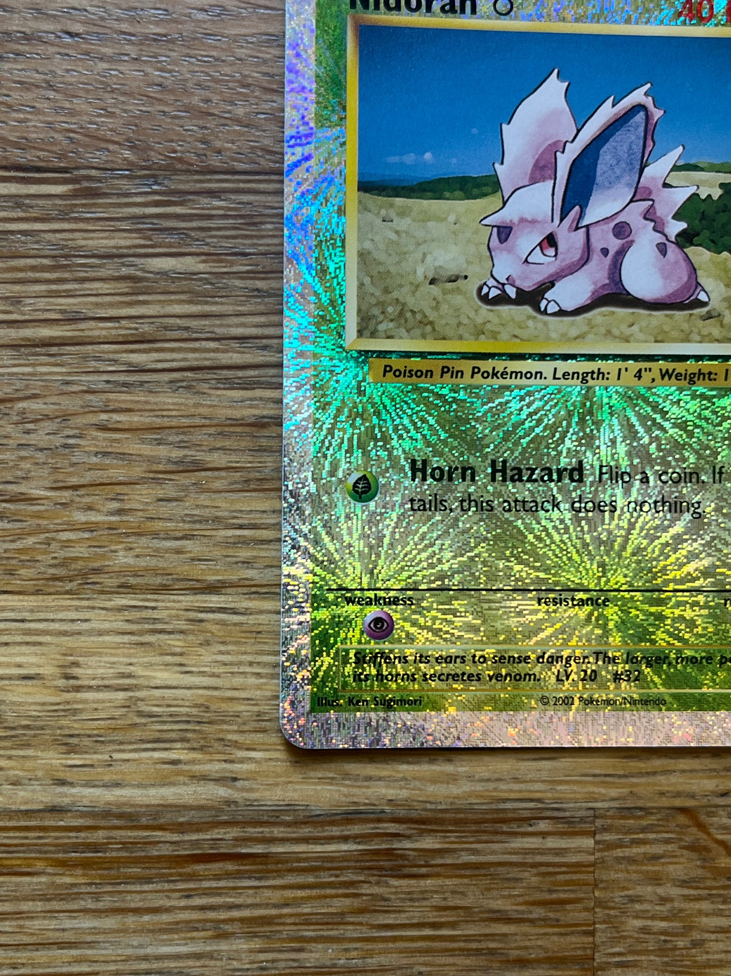 Nidoran Reverse Holo 83/110 Legendary Collection NM Single Pokemon Card