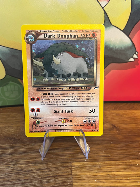 Dark Donphan Holo 3/105 Neo Destiny NM Single Pokemon Card