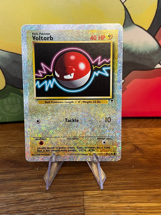 Voltorb Reverse Holo 97/110 Legendary Collection NM Single Pokemon Card