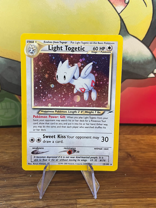 Light Togetic Holo 15/105 Neo Destiny NM Single Pokemon Card