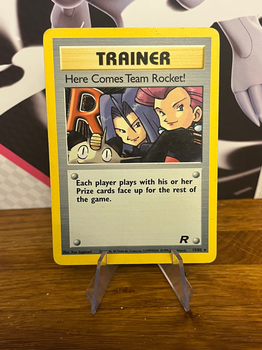 Here Comes Team Rocket Holo 15/82 Team Rocket NM Single Pokémon Card