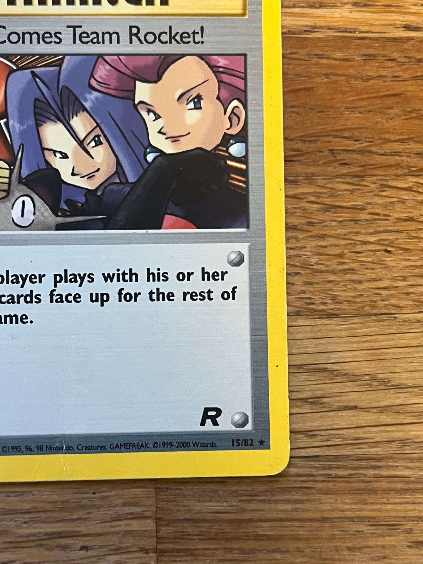 Here Comes Team Rocket Holo 15/82 Team Rocket NM Single Pokémon Card