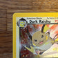 Dark Raichu Holo 83/82 Team Rocket LP Single Pokémon Card