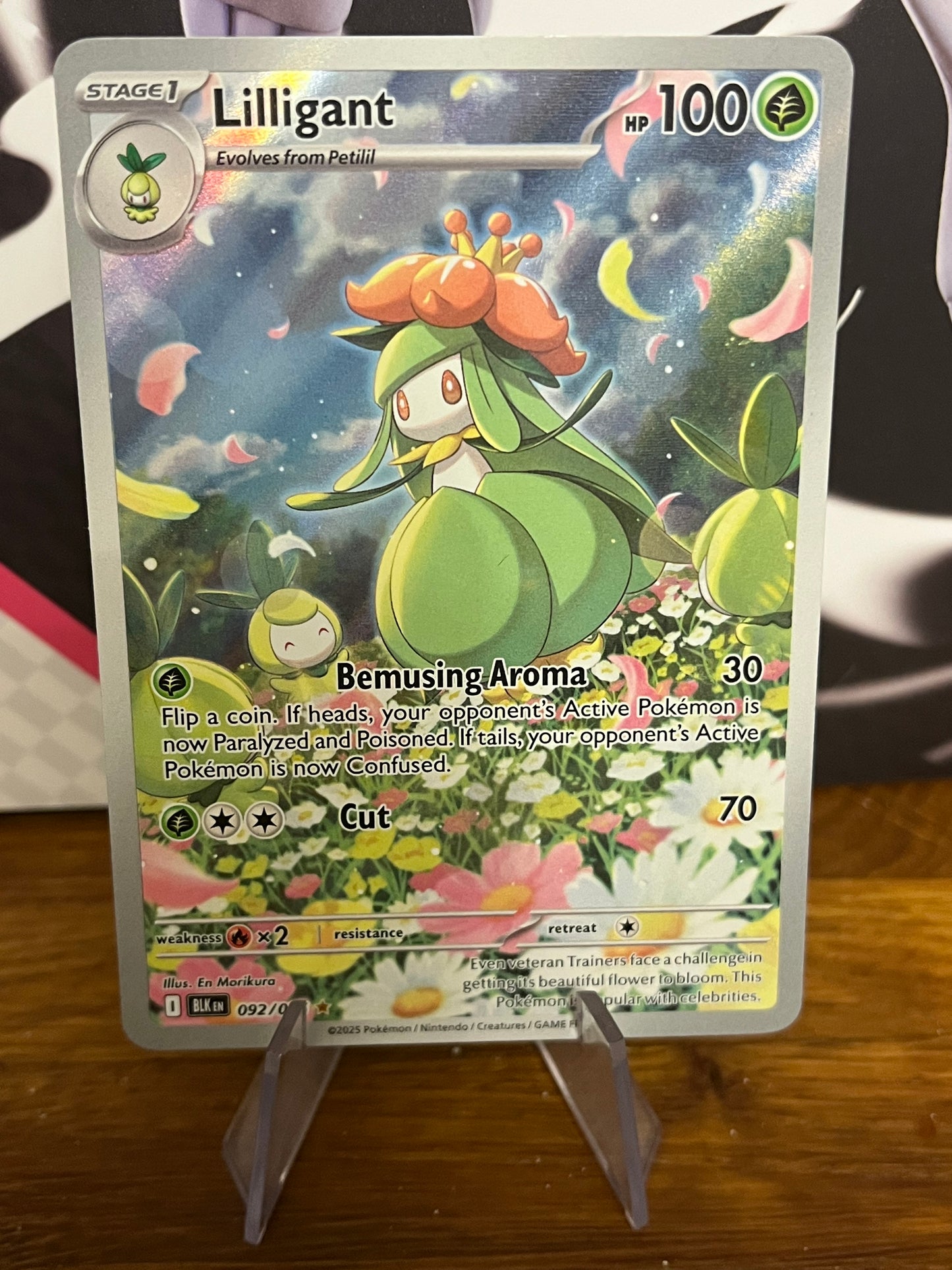 Lilligant 092/086 Illustration Rare Black Bolt NM Single Pokémon Card