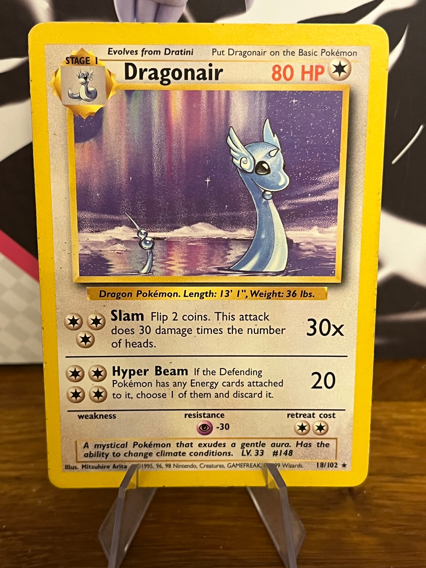 Dragonair 18/102 Base Set LP Single Pokémon Card
