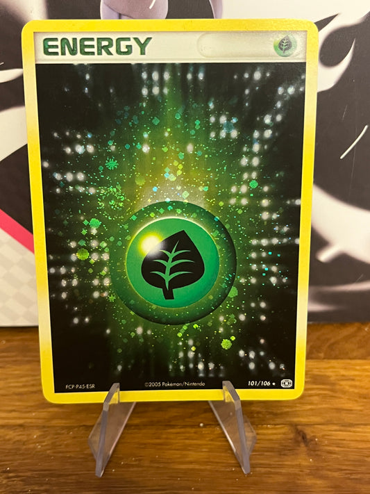 Grass Energy 101/106 Holo Emerald NM Single Pokémon Card