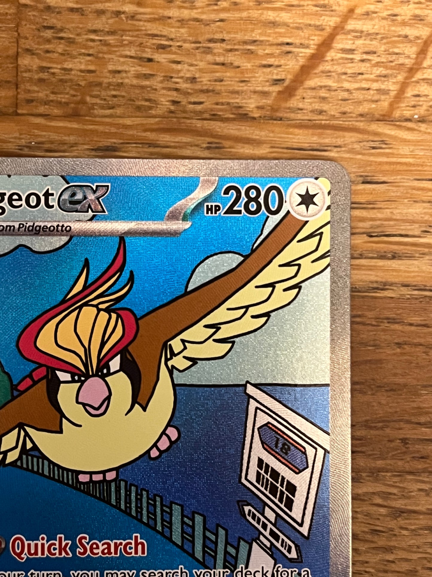 Pidgeot EX 225/197 Special Illustration Rare Obsidian Flames NM Single Pokémon Card