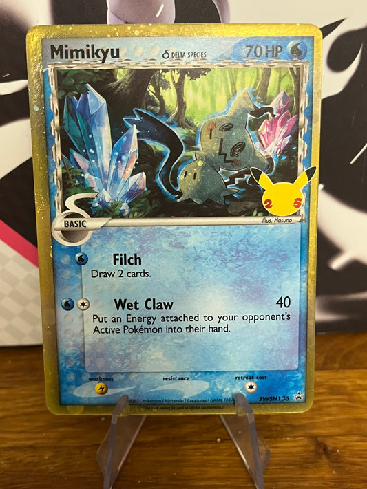 Mimikyu SWSH136 Black Star Promos NM Single Pokémon Card