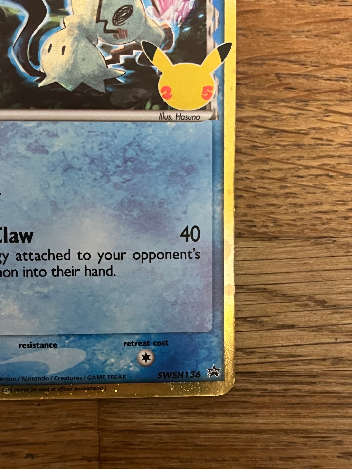 Mimikyu SWSH136 Black Star Promos NM Single Pokémon Card