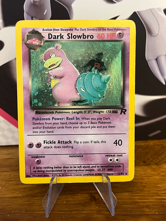 Dark Slowbro Holo 12/82 Team Rocket NM Single Pokémon Card