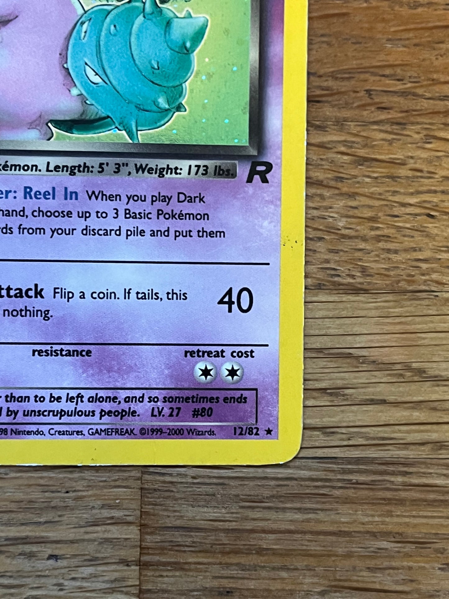 Dark Slowbro Holo 12/82 Team Rocket NM Single Pokémon Card