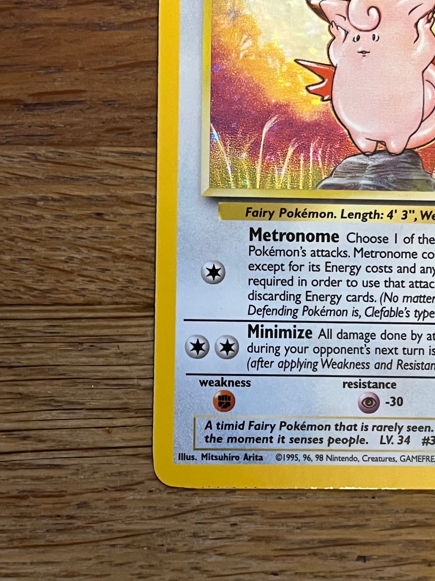 Clefable Holo 1/64 Jungle NM Single Pokémon Card