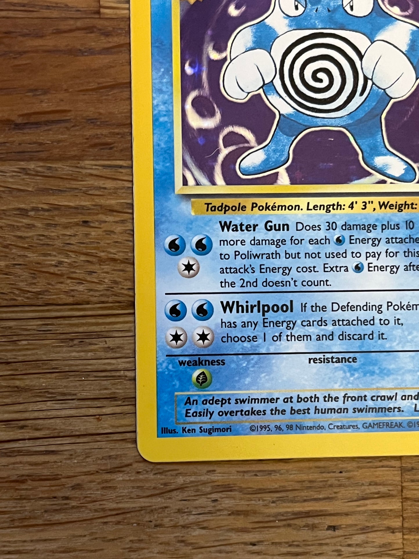 Poliwrath Holo 13/102 Base Set NM Single Pokémon Card