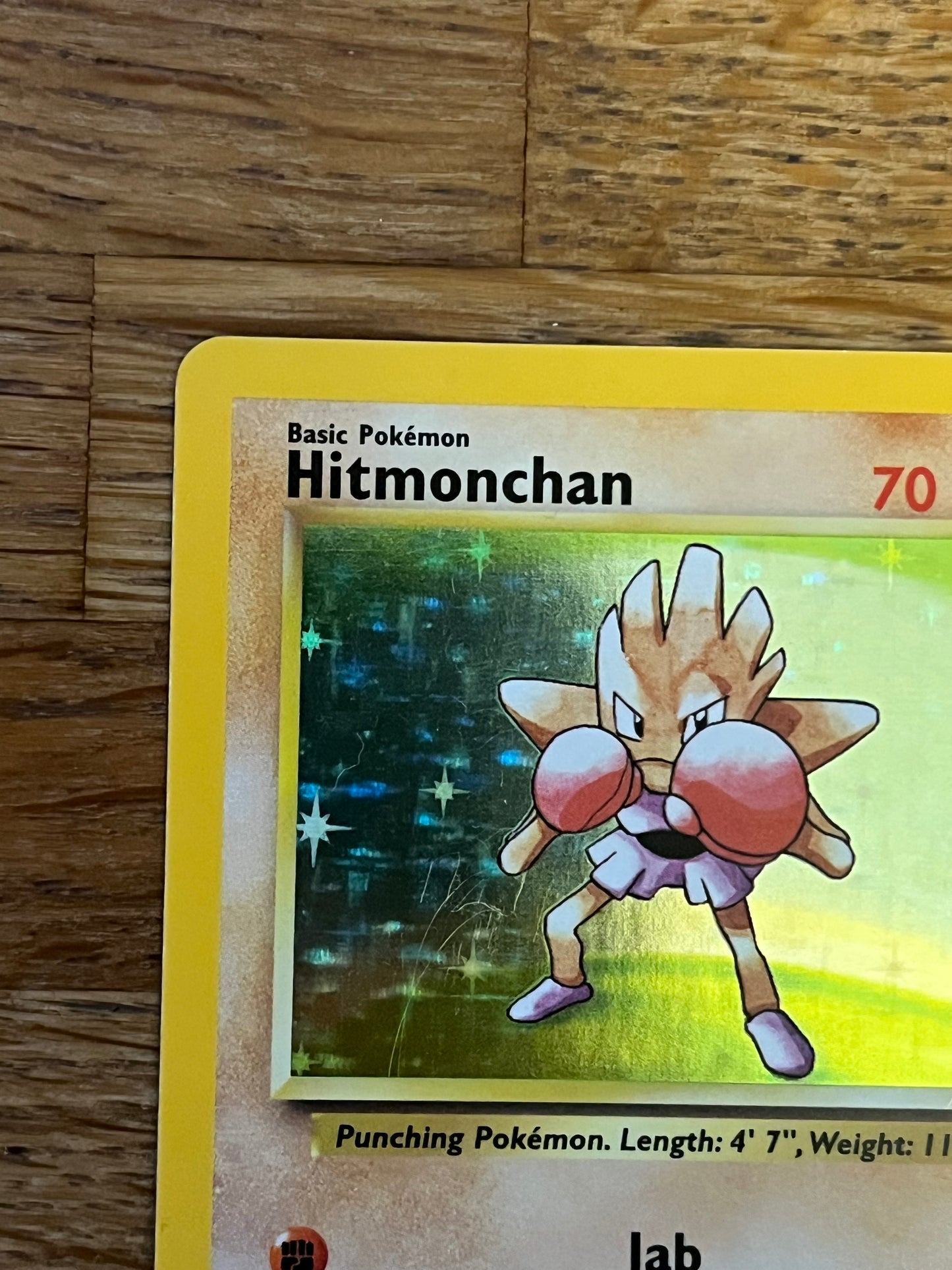 Hitmonchan Holo 7/102 Base Set NM Single Pokémon Card