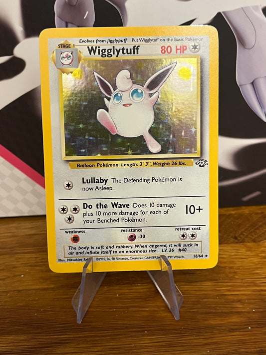 Wigglytuff Holo 16/64 Jungle NM Single Pokémon Card