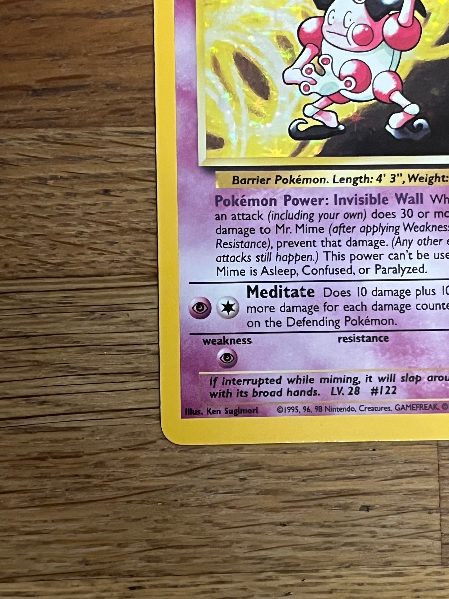 Mr. Mime Holo 6/64 Jungle NM Single Pokémon Card
