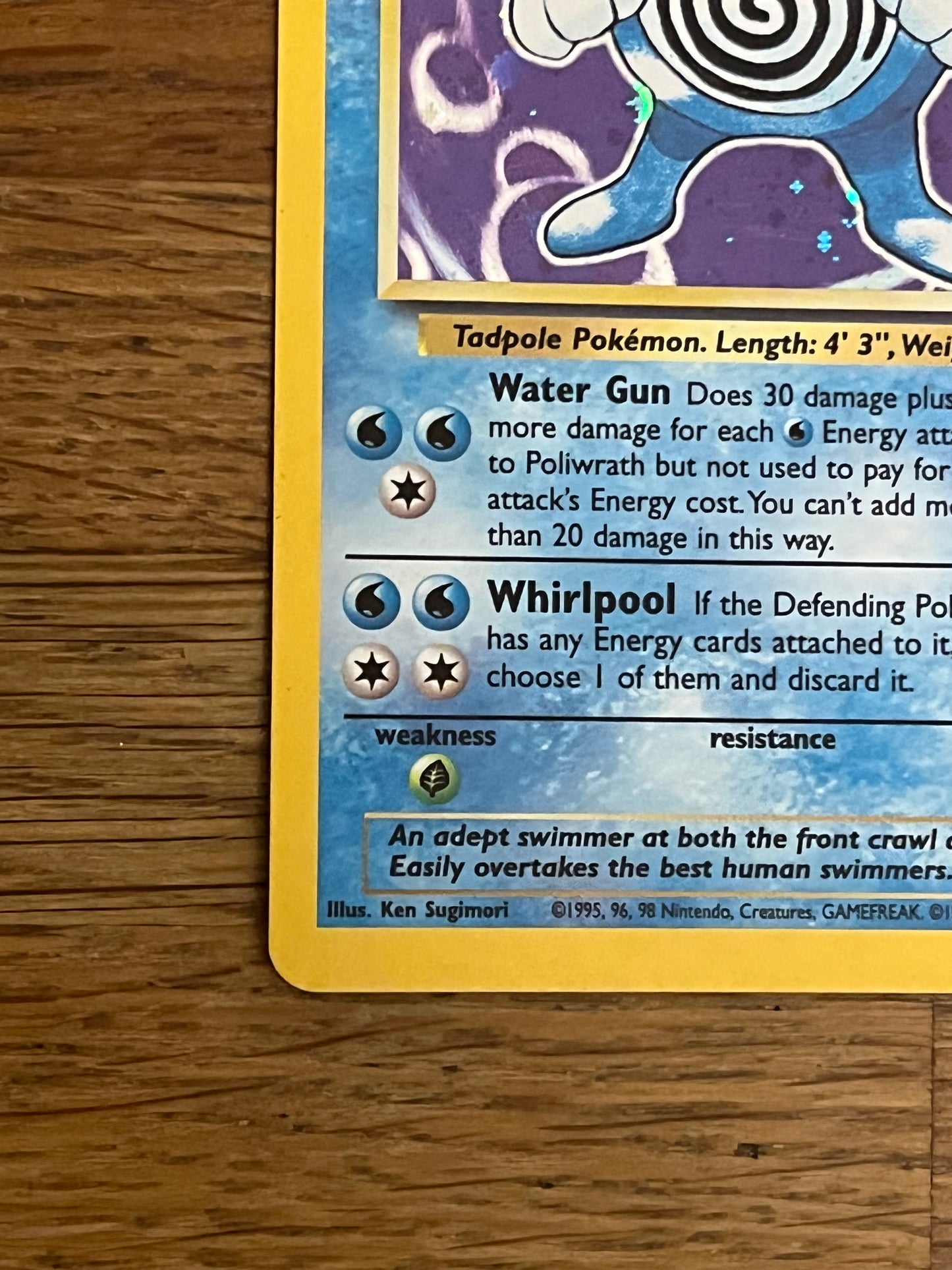 Poliwrath Holo 15/130 Base Set 2 NM Single Pokémon Card