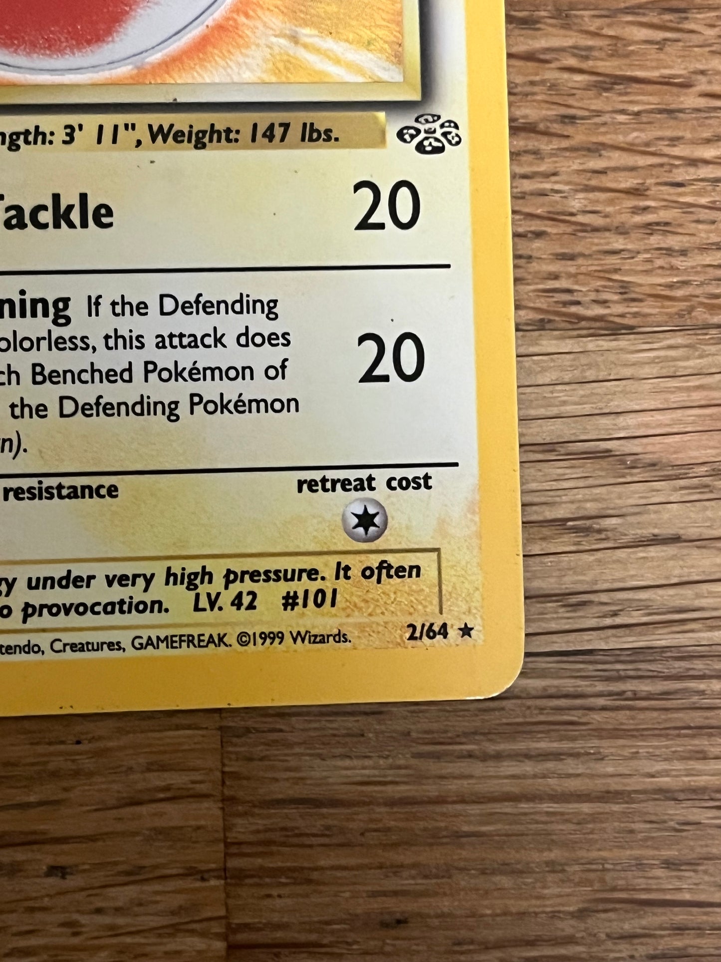 Electrode Holo 2/64 Jungle NM Single Pokémon Card