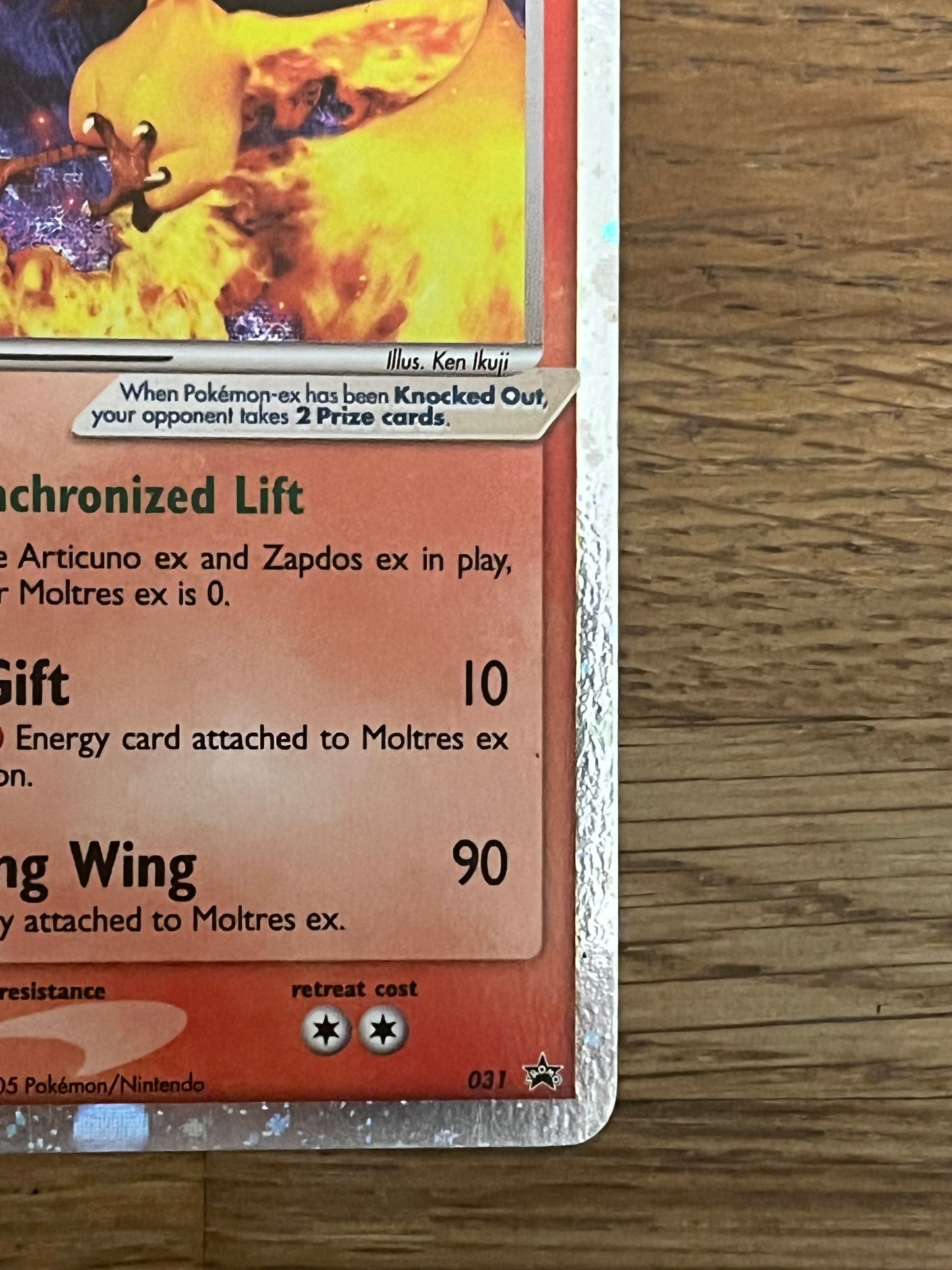 Moltres Ex 031 Black Star Promo NM Single Pokémon Card