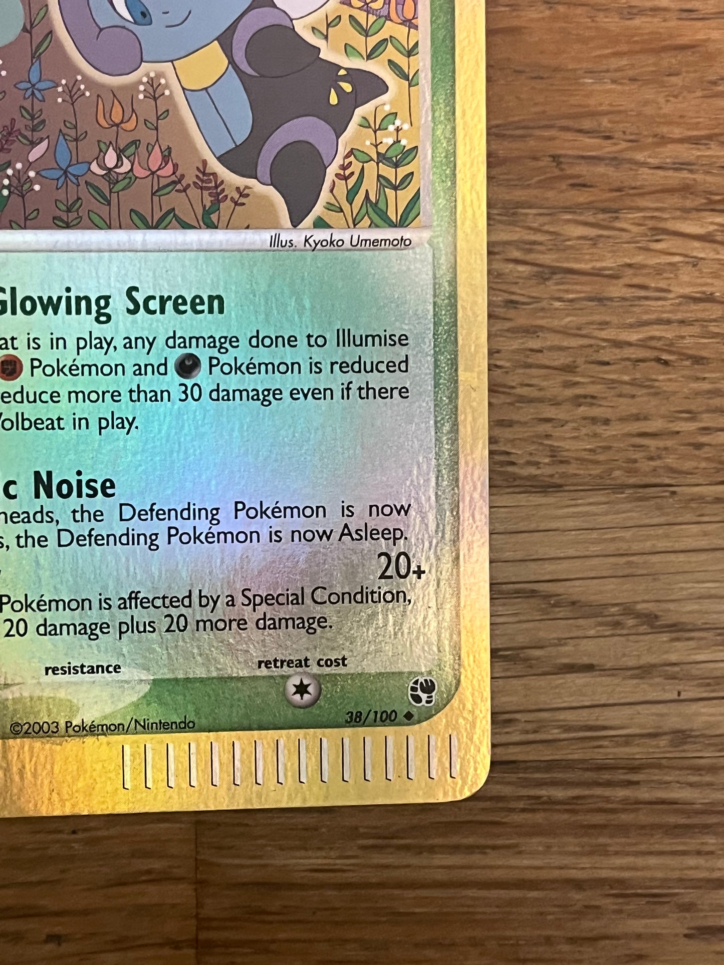 Illumise 38/100 Reverse Holo EX Sandstorm NM Single Pokémon Card