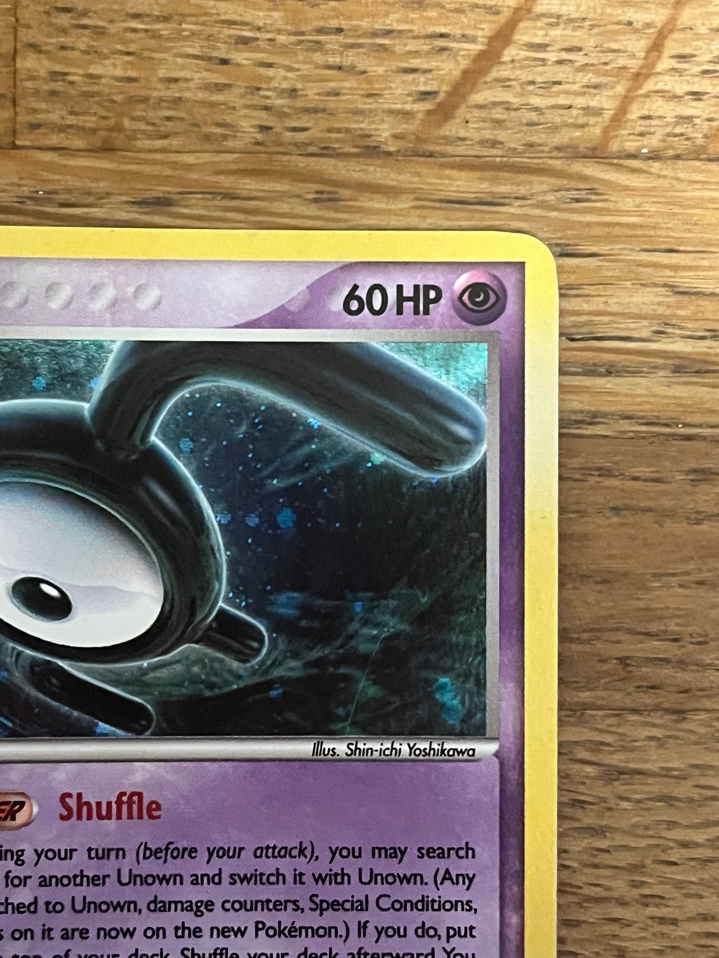 Unown E/28 Holo Unseen Forces NM Single Pokémon Card