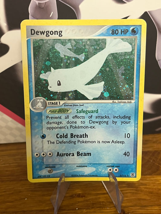 Dewgong 3/112 Holo Fire Red & Leaf Green NM Single Pokémon Card